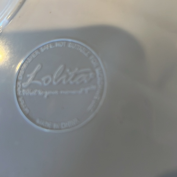 Lolita Queen Melamine wine plates set 4 - Picture 6 of 6